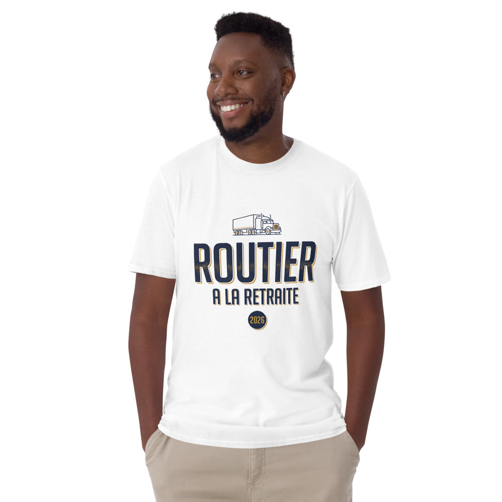 Routier À La Retraite 2026 — T-Shirt Cadeau